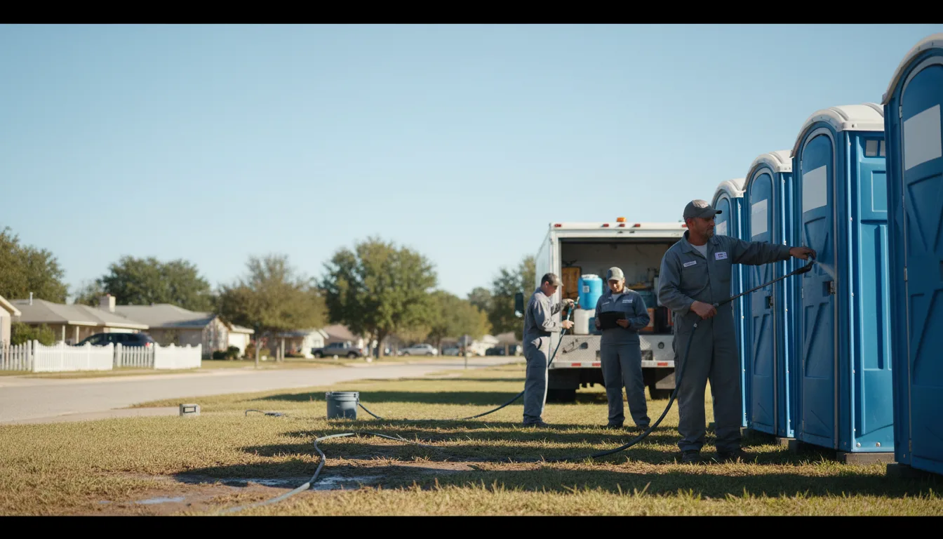 Long-Term Portable Toilet Rental in Farmingdale, ME near me